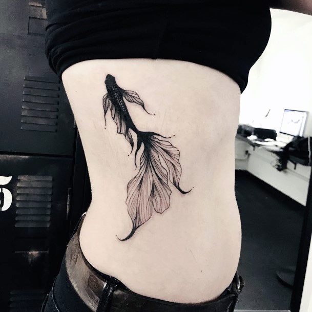 Exceptional Womens Betta Fish Tattoo Ideas