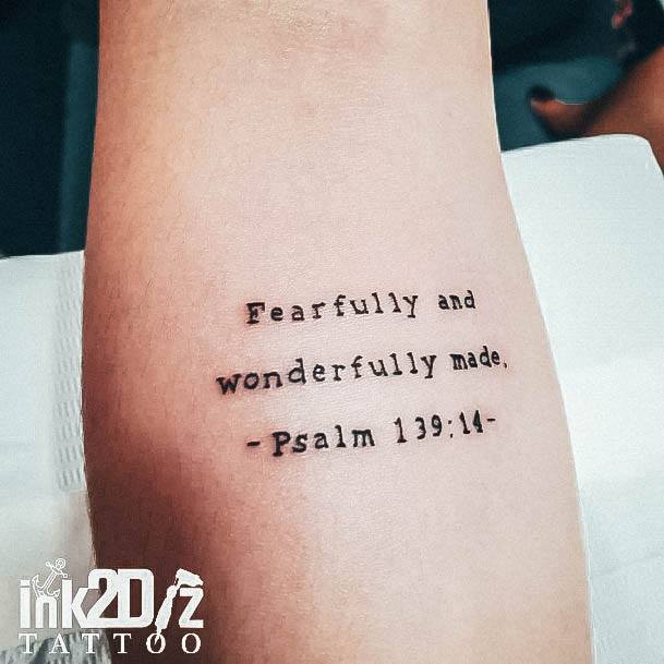 Exceptional Womens Bible Tattoo Ideas