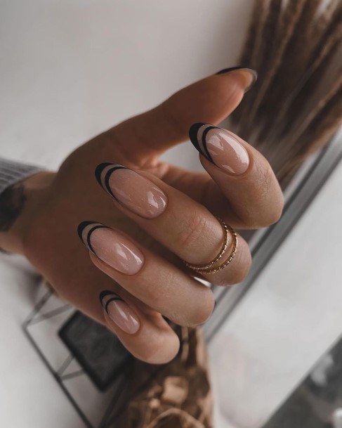 Exceptional Womens Black Prom Nail Ideas