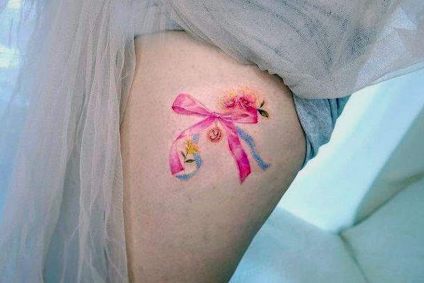 Exceptional Womens Bow Tattoo Ideas