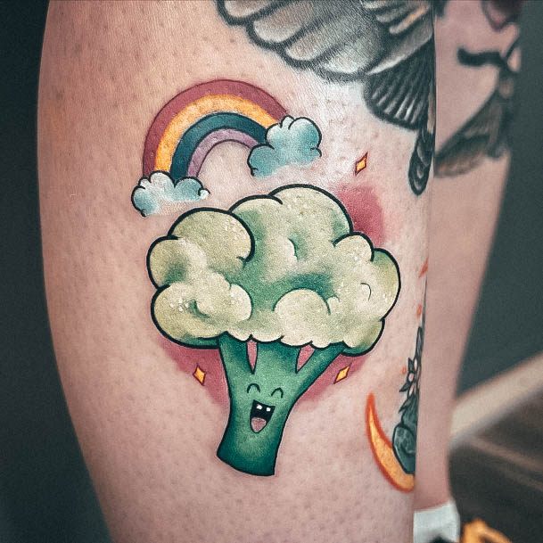 Exceptional Womens Broccoli Tattoo Ideas