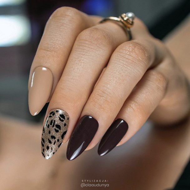 Exceptional Womens Brown Dress Nail Ideas