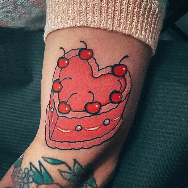 Exceptional Womens Cake Tattoo Ideas