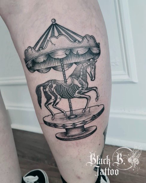 Exceptional Womens Carousel Tattoo Ideas
