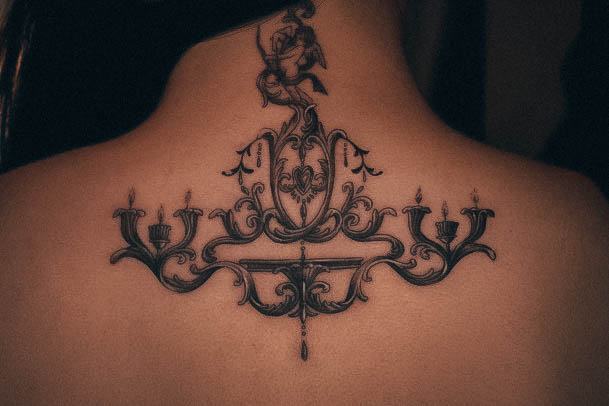 Exceptional Womens Chandelier Tattoo Ideas