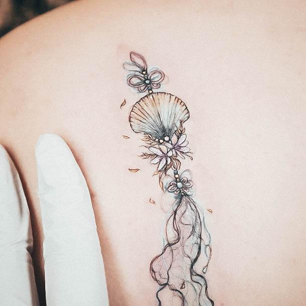 Exceptional Womens Clam Tattoo Ideas