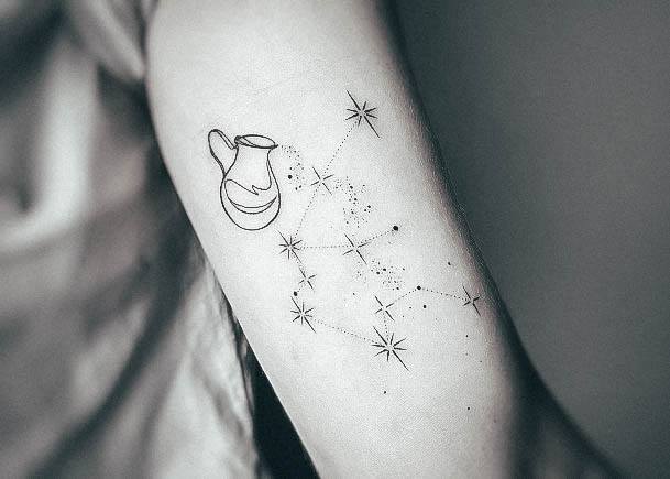 Exceptional Womens Constellation Tattoo Ideas