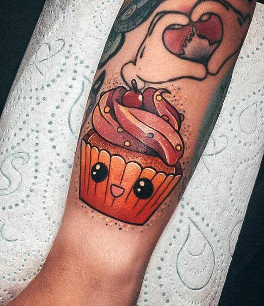 Exceptional Womens Cupcake Tattoo Ideas