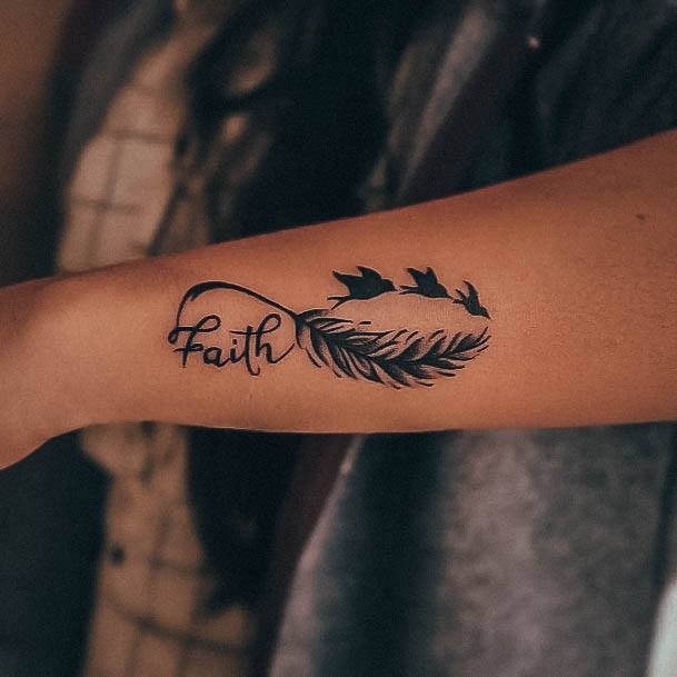 Exceptional Womens Faith Tattoo Ideas