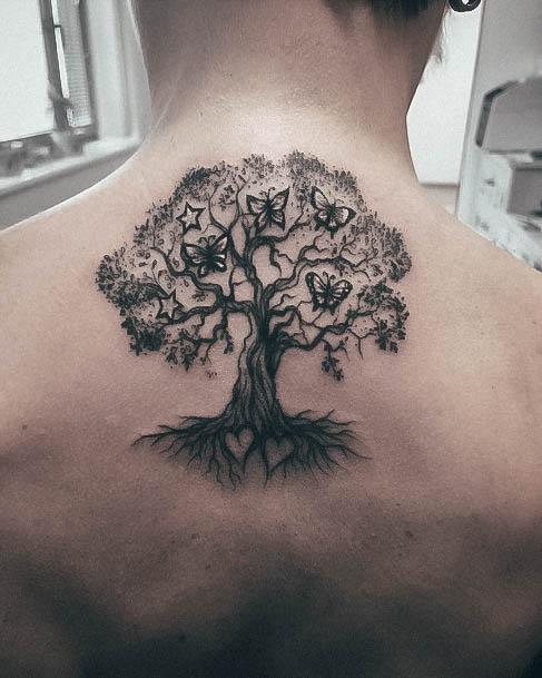 Exceptional Womens Family Tree Tattoo Ideas