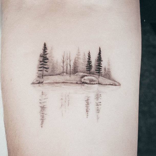 Exceptional Womens Forest Tattoo Ideas