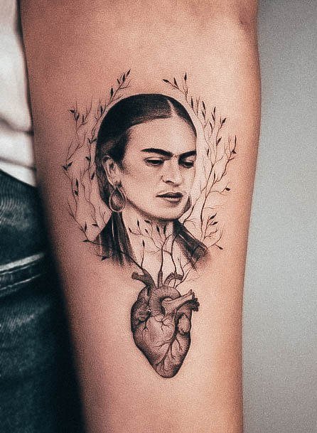 Exceptional Womens Frida Tattoo Ideas