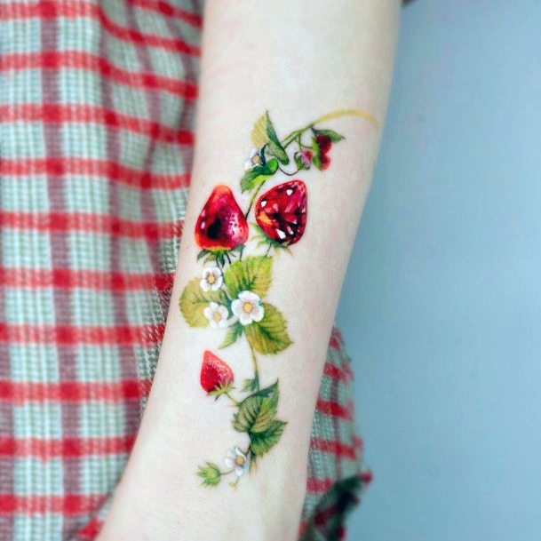 Exceptional Womens Fruit Tattoo Ideas