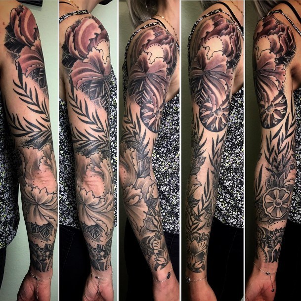 Exceptional Womens Full Sleeve Tattoo Ideas