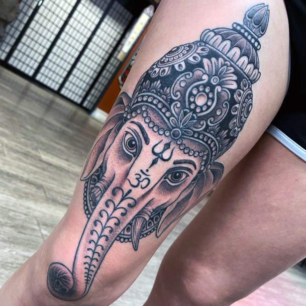 Exceptional Womens Ganesha Tattoo Ideas