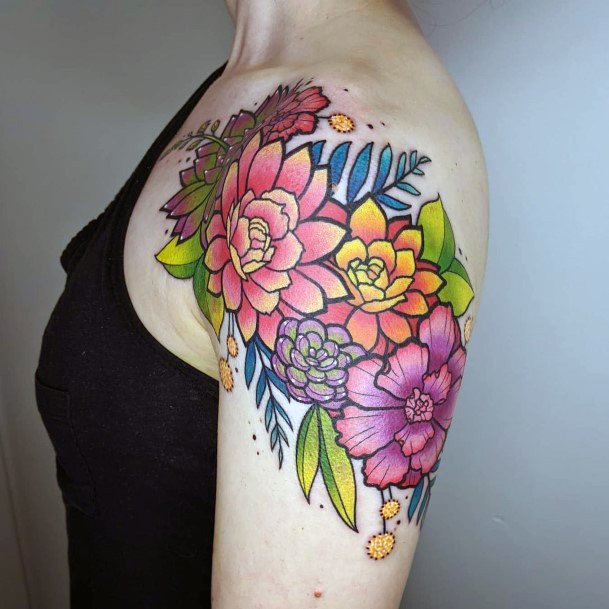 Exceptional Womens Gardening Tattoo Ideas