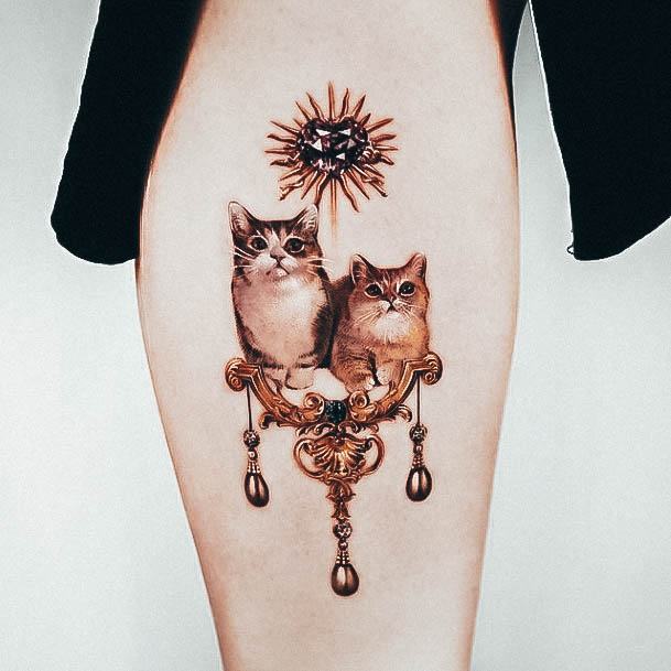 Exceptional Womens Gem Tattoo Ideas Cat