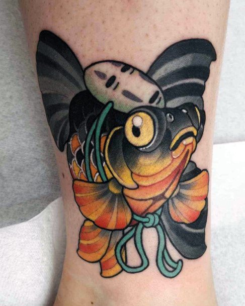 Exceptional Womens Goldfish Tattoo Ideas