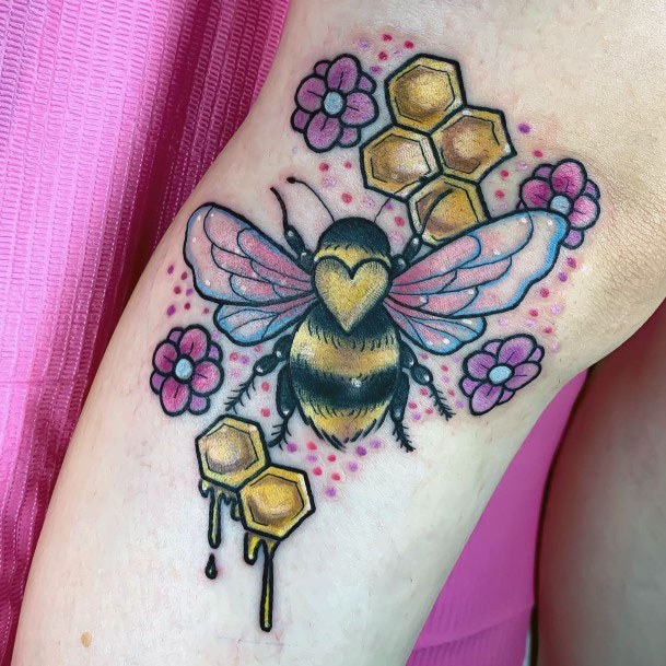 Exceptional Womens Honey Tattoo Ideas