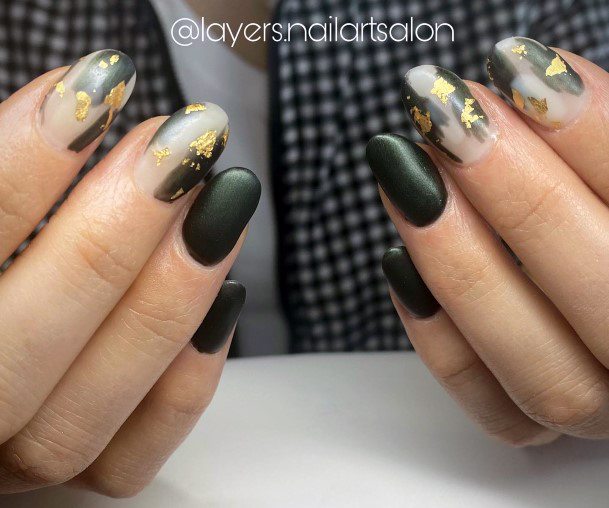 Exceptional Womens Hunter Green Nail Ideas