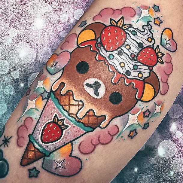 Exceptional Womens Ice Cream Tattoo Ideas