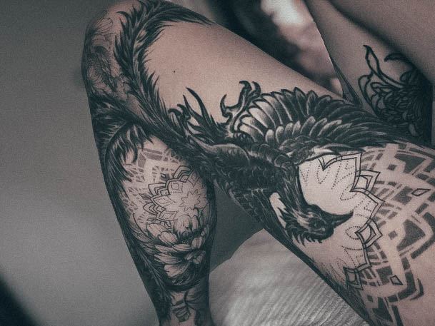 Exceptional Womens Leg Sleeve Tattoo Ideas