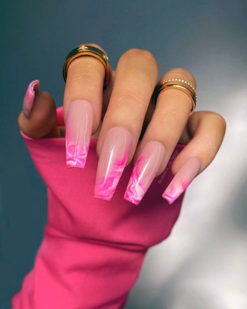 Exceptional Womens Long French Nail Ideas