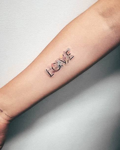 Exceptional Womens Love Tattoo Ideas