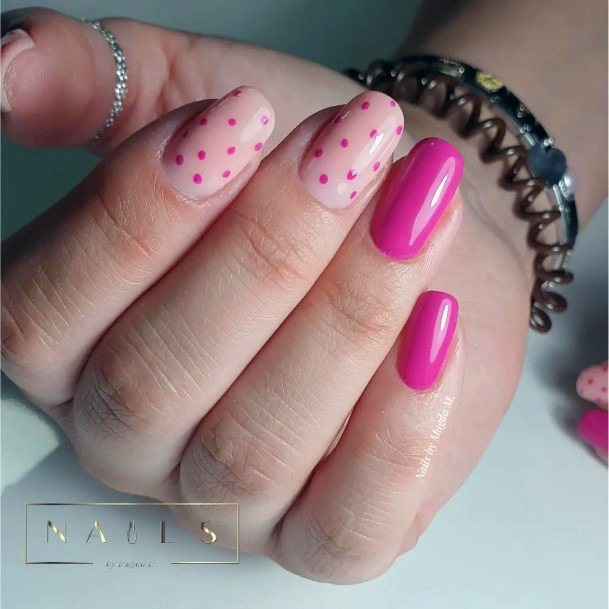 Exceptional Womens Magenta Nail Ideas