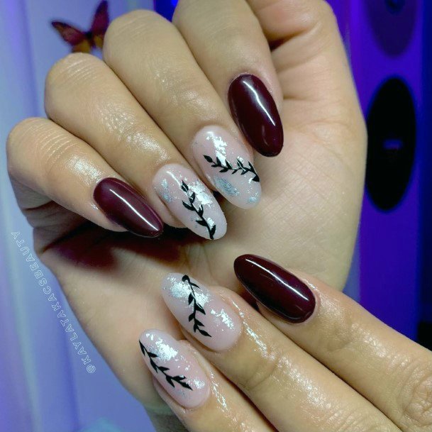 Exceptional Womens Maroon Nail Ideas