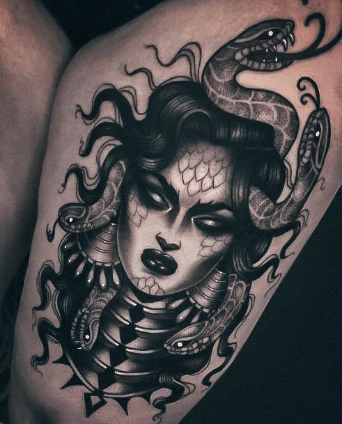 Exceptional Womens Medusa Tattoo Ideas