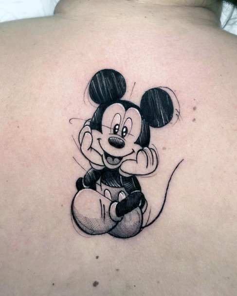 Exceptional Womens Mickey Mouse Tattoo Ideas