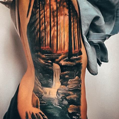 Exceptional Womens Nature Tattoo Ideas