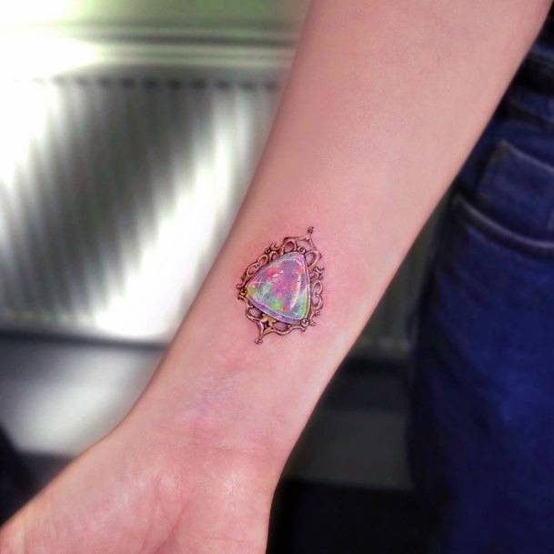 Exceptional Womens Opal Tattoo Ideas