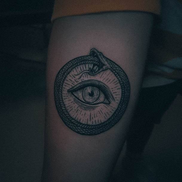 Exceptional Womens Ouroboros Tattoo Ideas