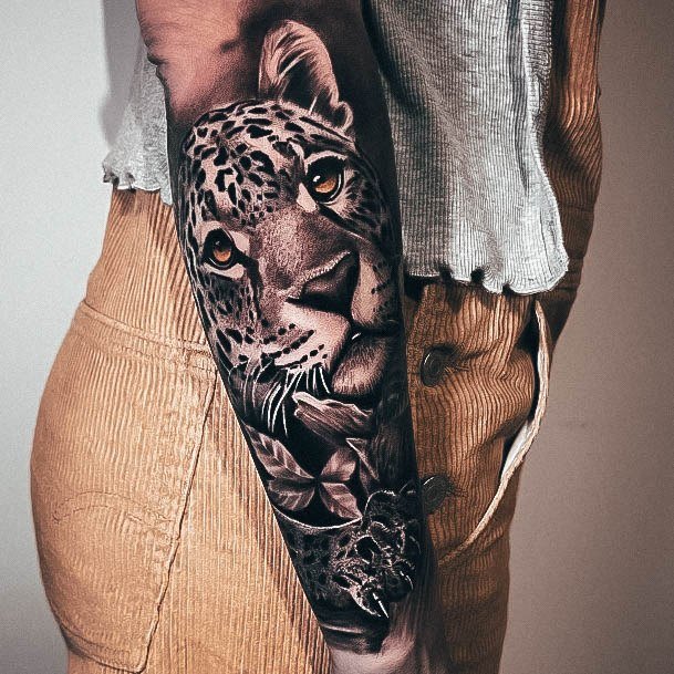 Exceptional Womens Panther Tattoo Ideas