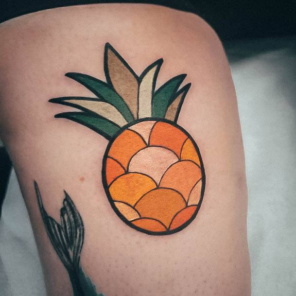 Exceptional Womens Pineapple Tattoo Ideas