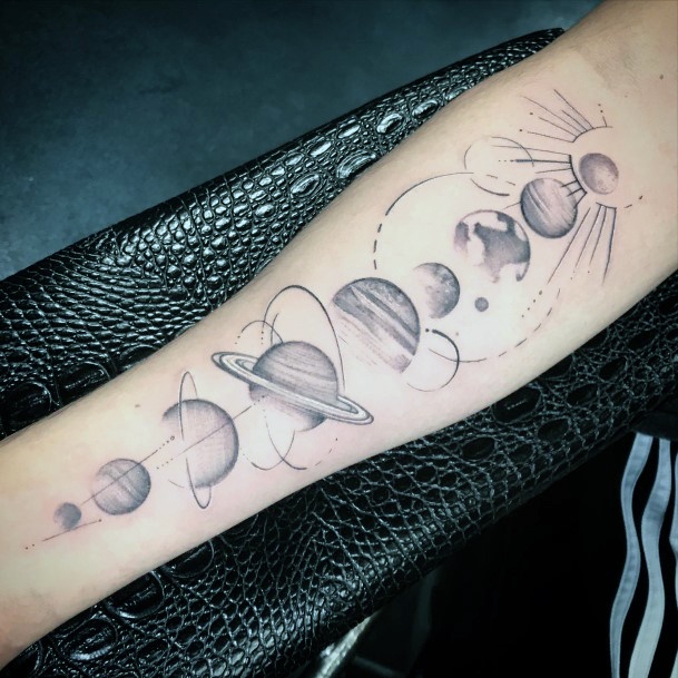 Exceptional Womens Pluto Tattoo Ideas