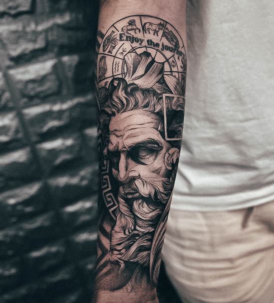 Exceptional Womens Poseidon Tattoo Ideas