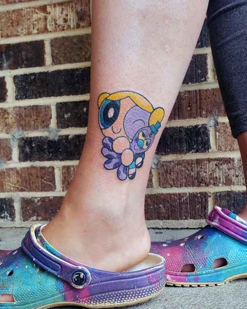 Exceptional Womens Powerpuff Girls Bubbles Tattoo Ideas