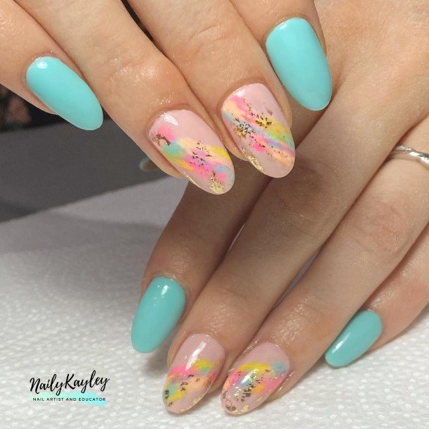 Exceptional Womens Rainbow Nail Ideas