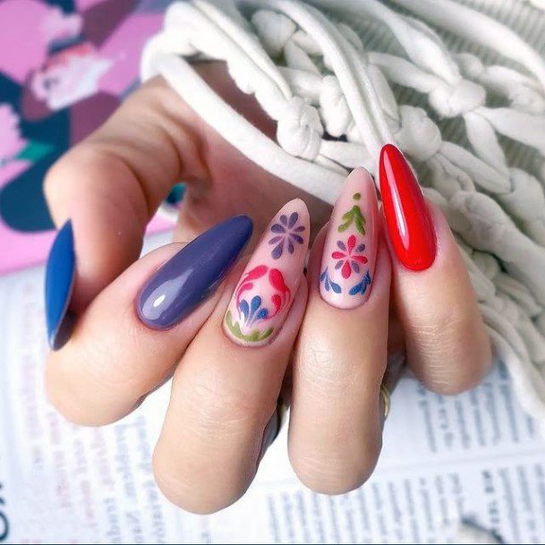 Exceptional Womens Red Summer Nail Ideas