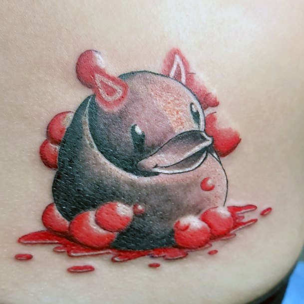 Exceptional Womens Rubber Duck Tattoo Ideas