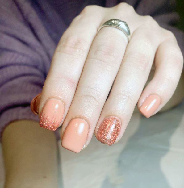 Exceptional Womens Salmon Nail Ideas