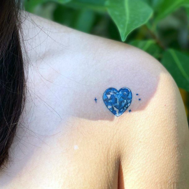 Exceptional Womens Sapphire Tattoo Ideas