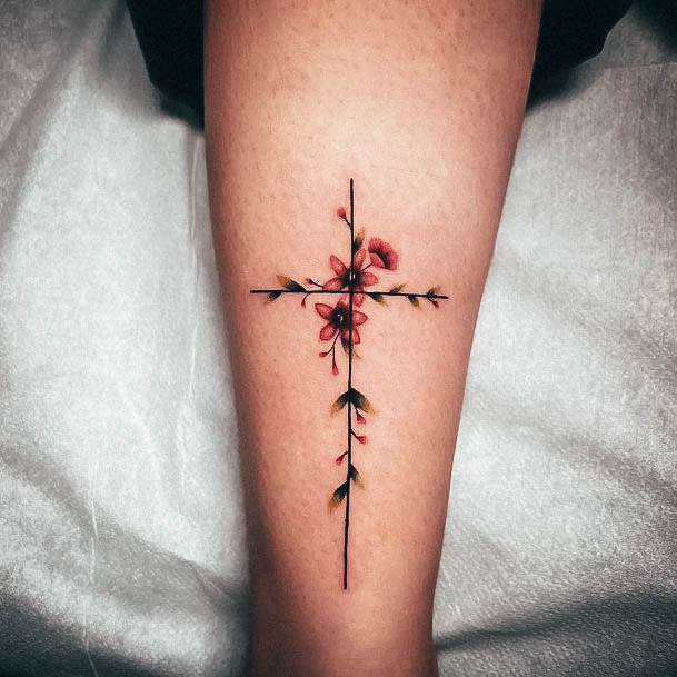 Exceptional Womens Small Cross Tattoo Ideas