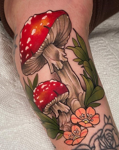 Exceptional Womens Small Mushroom Tattoo Ideas