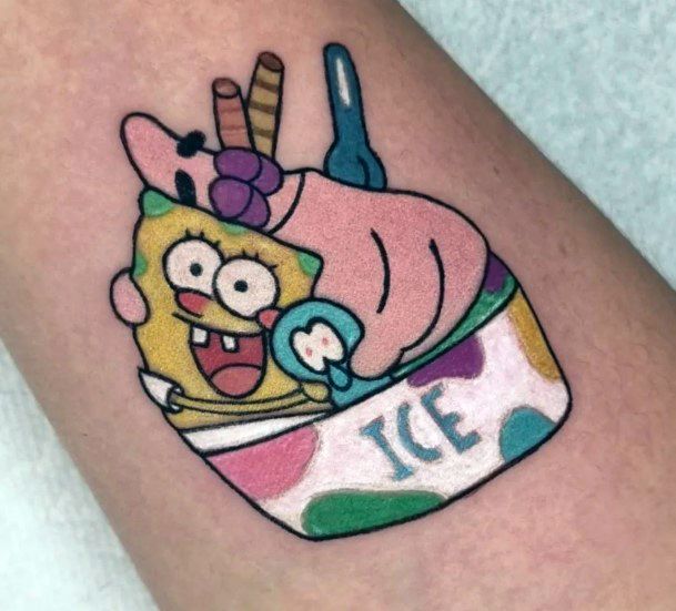 Exceptional Womens Spongebob Tattoo Ideas