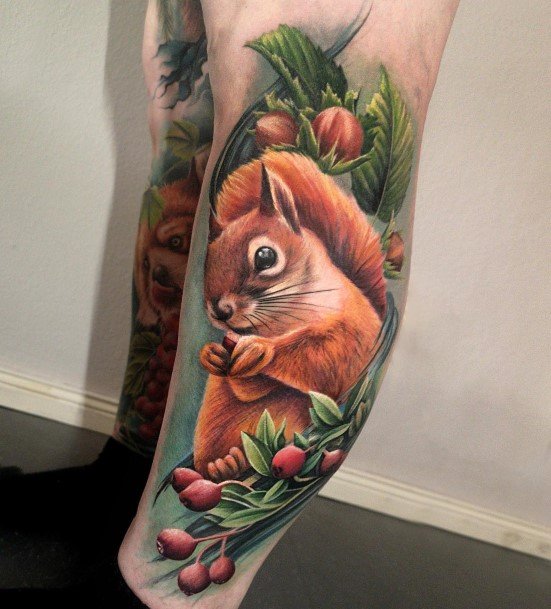 Exceptional Womens Squirrel Tattoo Ideas