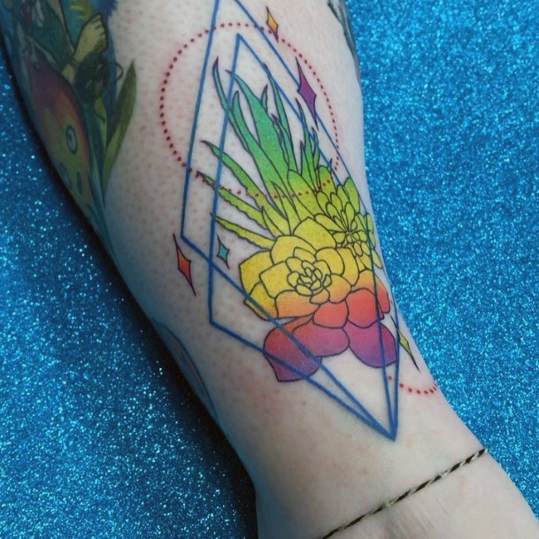 Exceptional Womens Succulent Tattoo Ideas